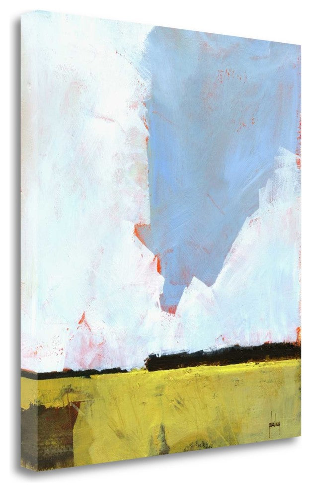 "Barley Field" By Paul Bailey,Ready to Hang Giclee Print on Gallery Wrap Canvas