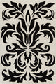 Allie Transitional Floral Contemporary Area Rug, 8'x10'