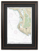 Framed Nautical Chart; Estero and Morro Bay