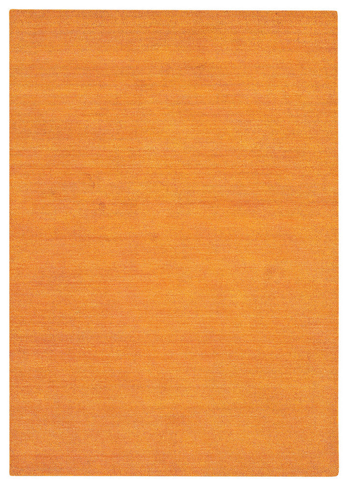 Metro Contemporary Area Rug, Orange, 7'9"x10'6" Rectangle