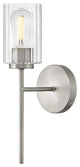 Lark Leta Medium Single Light Sconce, Brushed Nickel