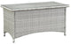Light Gray Turquoise Bridge 4-Piece Outdoor Patio Patio Conversation Set