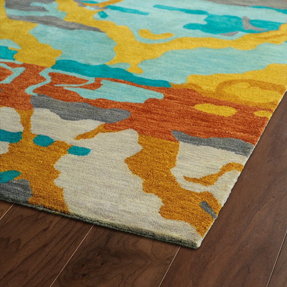 Kaleen Brushstrokes Collection Rug, 3'6"x5'6"