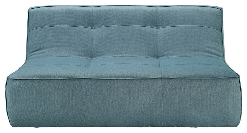 Modern Contemporary Living Room Upholstered Loveseat Sofa Sea