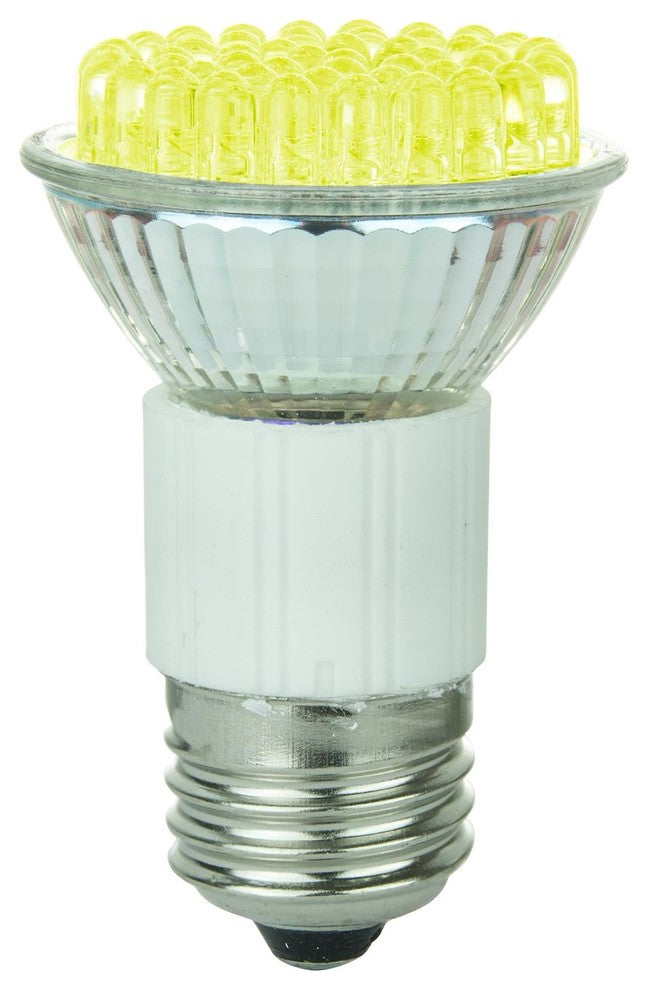 Mr16 Colored Mini Reflector, 110 Lumens, Medium Base, Yellow
