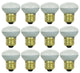 12 Pack Sunlite Incandescent 25 Watt R14 Reflector 170 Lumens Frost Light Bulb