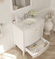 Estella Single Vanity, White, 32"