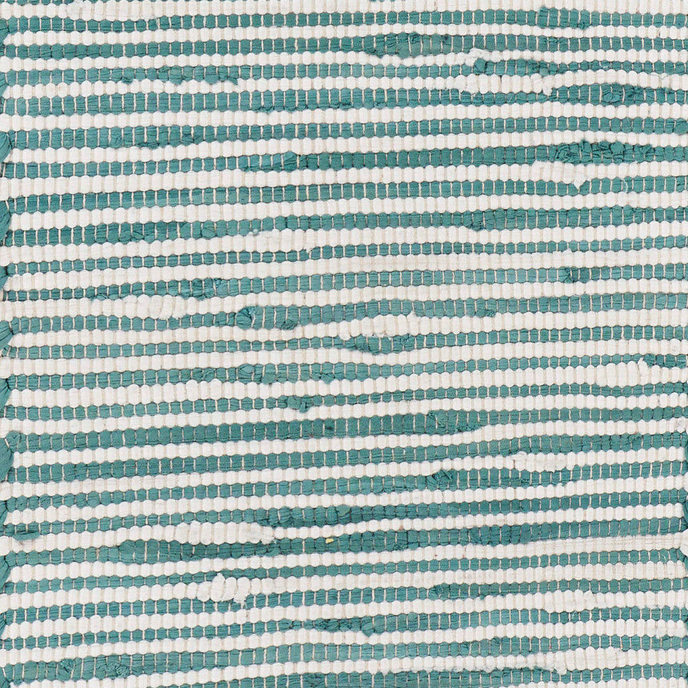 Striped Blue Bordered Table Runner