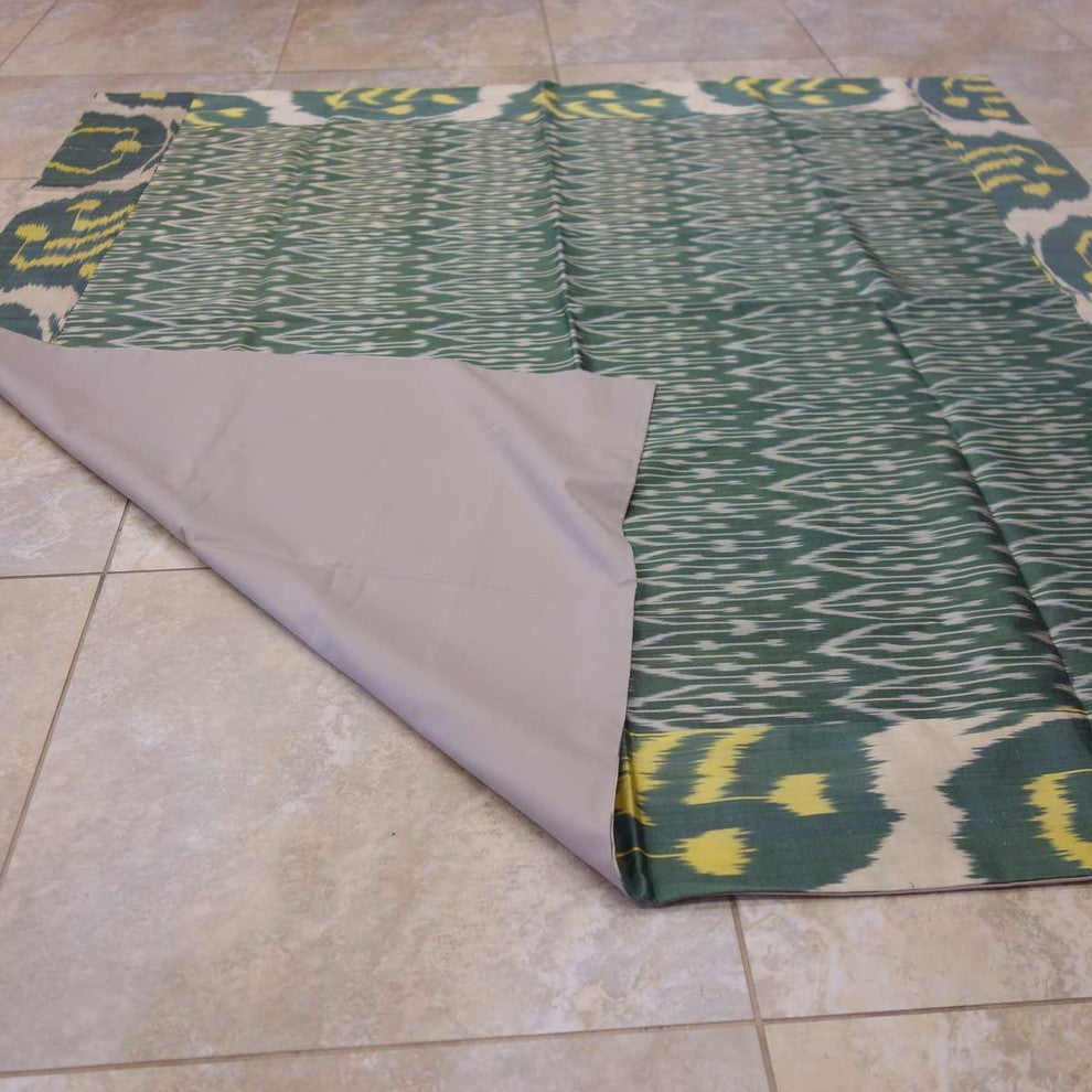 Decorative Silk Ikat Throw