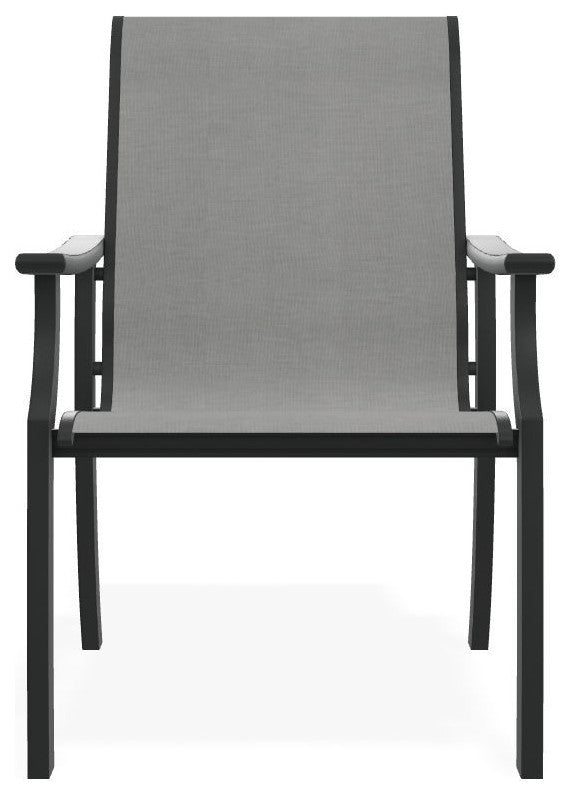 St. Catherine Sling Outdoor Armchair, Alloy/Graphite