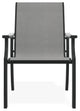 St. Catherine Sling Outdoor Armchair, Alloy/Graphite