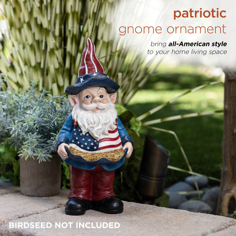Americana Gnome With Apron, Small, 12"