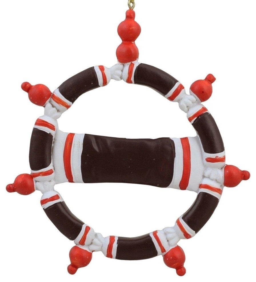 4" Tootsie Roll Original Chewy Chocolate Candy Christmas Wreath Ornament