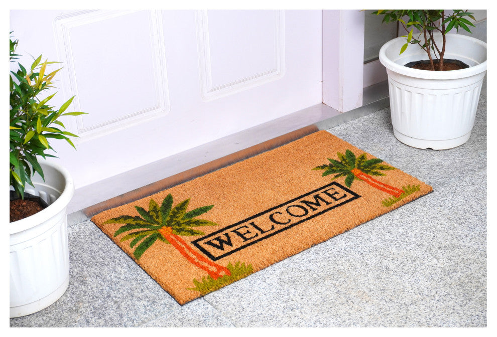 Palm Welcome Doormat
