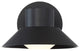 Modern Forms Oslo 10" LED Outdoor Wall Sconce in Black