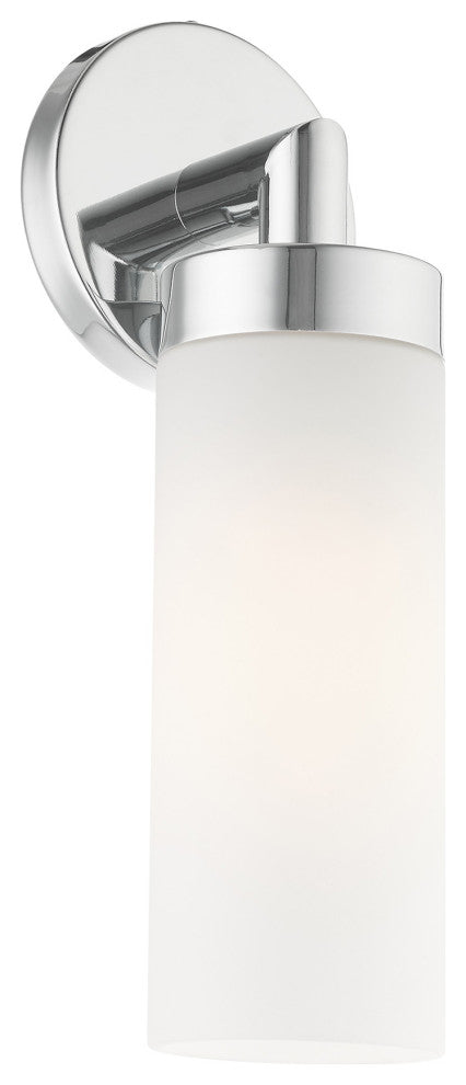 Polished Chrome Nautical, Industrial, Contemporary, Urban, Sleek Single Sconce