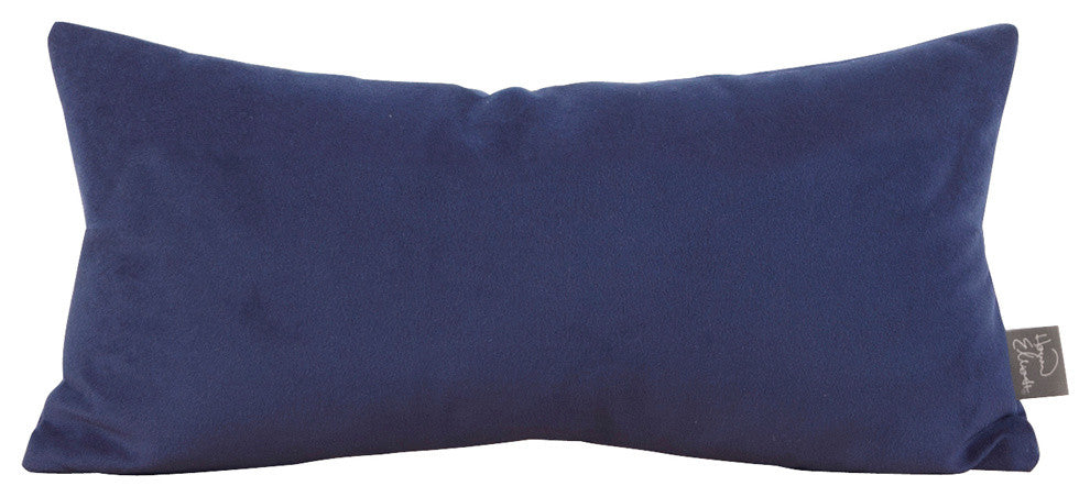 Bella Kidney Pillow, Royal Blue, Polyester Insert