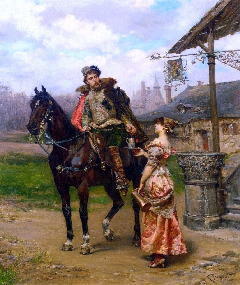 Ludovico Marchetti Refreshments - 20" x 25" Premium Canvas Print