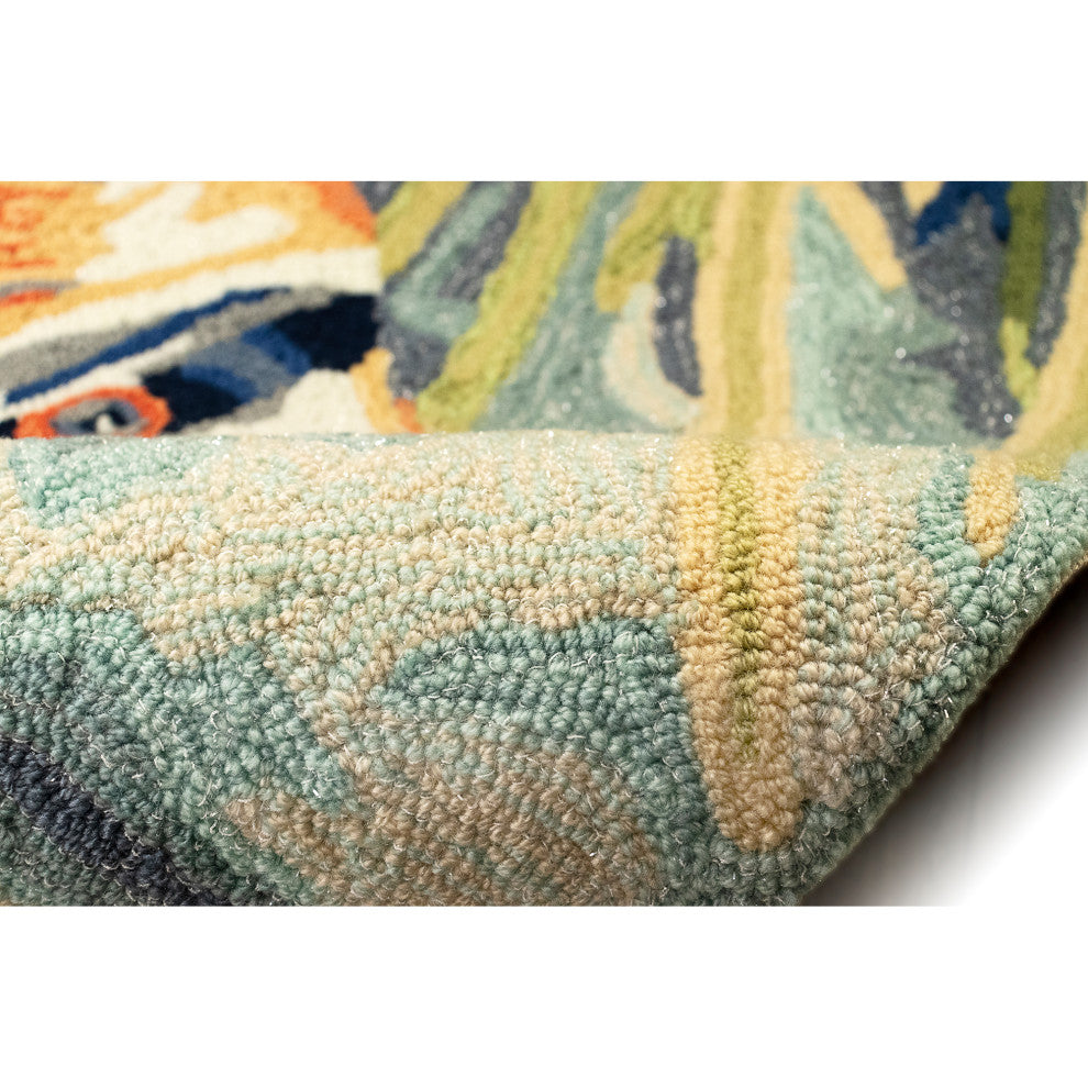 Ravella Tropical Fish Indoor/Outdoor Rug, Ocean, 5'x7'6"