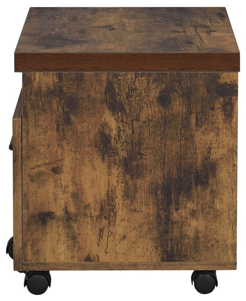 Acme Bob File Cabinet, Weathered Oak