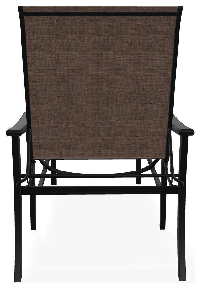 St. Catherine Sling 4-Position Outdoor Chaise Lounge, Mocha/Black