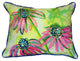 Pair of Betsy Drake Cone Flowers Large Pillows