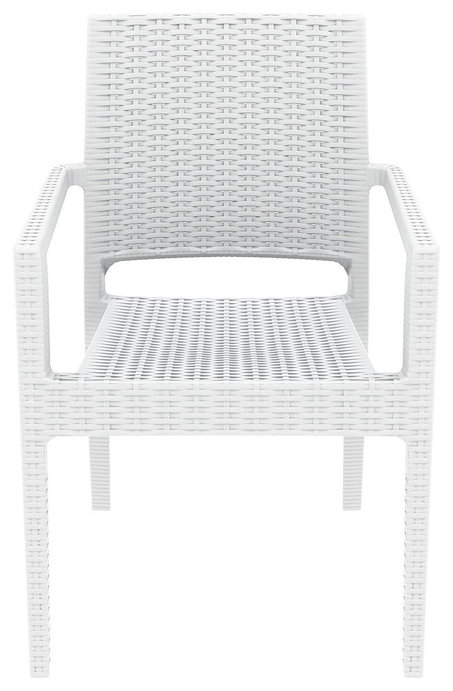 Compamia Ibiza Outdoor Dining Armchairs, Set of 2, White