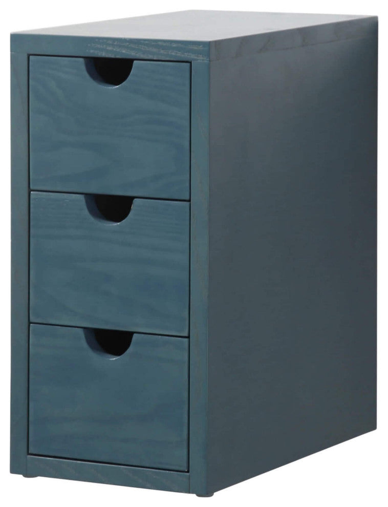Shawbridge Collection Additional Drawers For Bathroom Vanity, Blue