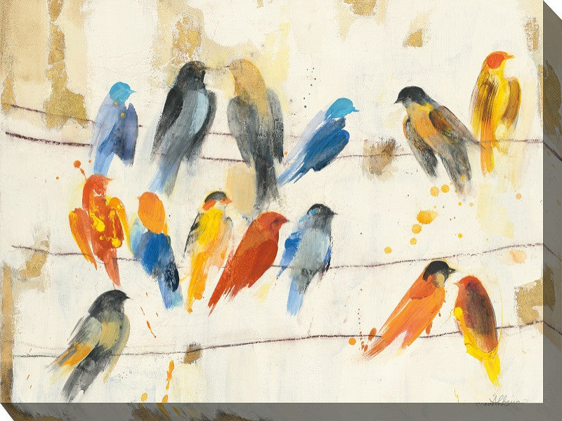 Chitter Chatter Outdoor Art 40X30