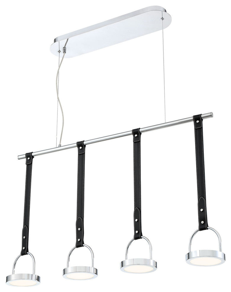 4 Light Industrial Chandelier