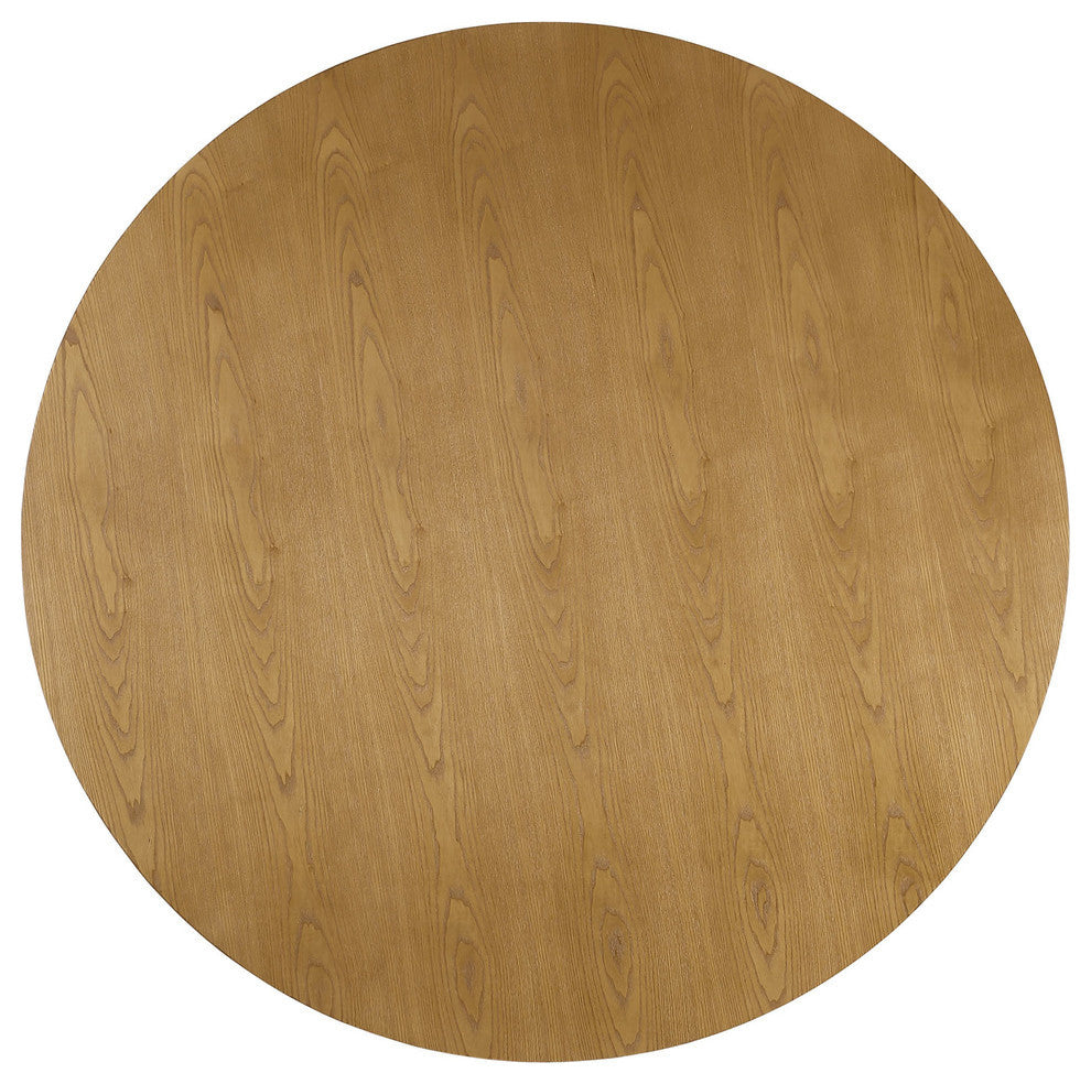 Modern Contemporary Kitchen Wood Dining Table Walnut