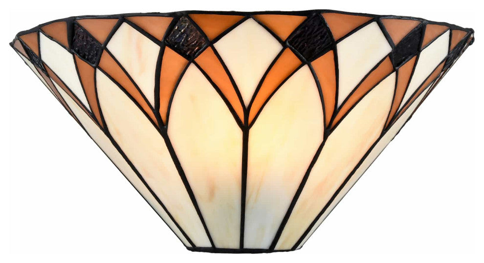 Tiffany Wall Sconce Light With Stained Glass