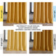 Heritage Plush Velvet Curtain Single Panel, Aztec Gold, 50"x84"