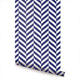 Herringbone Solid Peel and Stick Vinyl Wallpaper, Navy, 24"w X 108"h