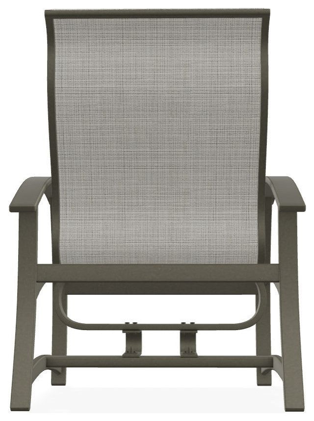 Belle Isle Sling Outdoor Hidden Motion Lounge Chair, Deacon/Storm