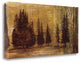 "Forest Silhouettes I" By Linda Thompson, Giclee Print on Gallery Wrap Canvas