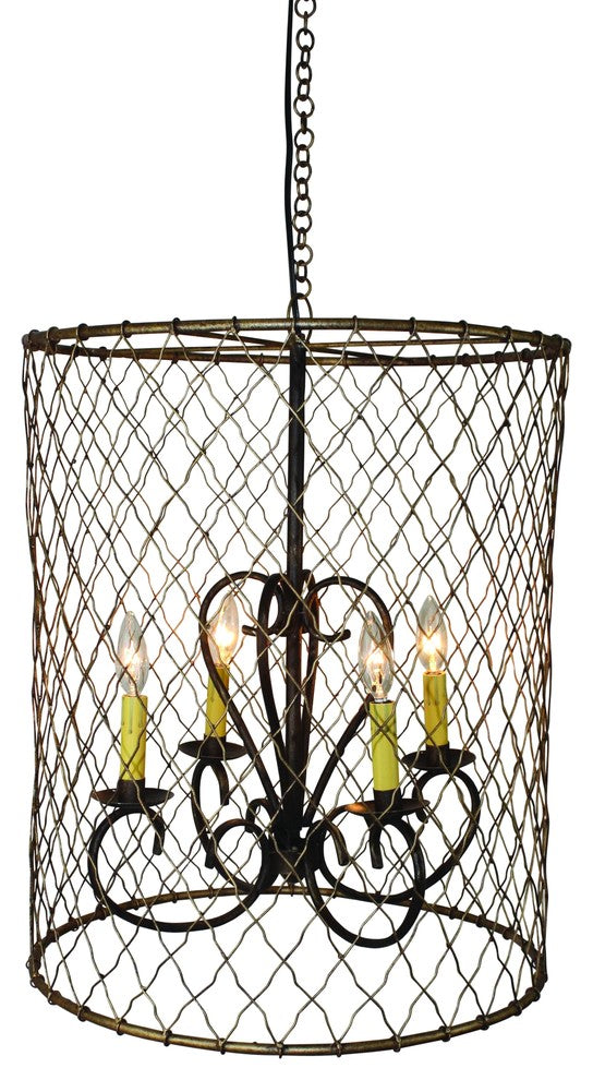 Wire Frame Chandelier