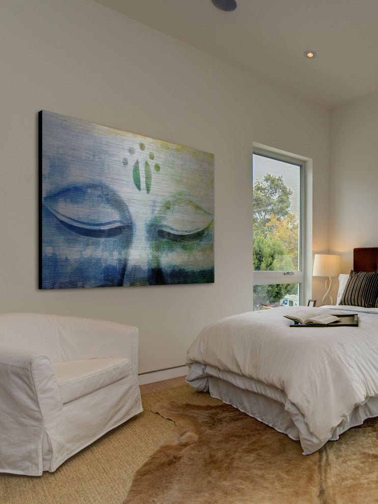 "Meditation" Painting Print on Brushed Aluminum, 60"x40"