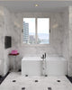 ADM Rectangular Freestanding Bathtub, Matte White, 61.4"