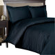 100% Cotton 300TC Striped Duvet Cover Set, Navy, Twin/Twin Xl