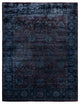 Overdyed One-of-a-Kind Hand-Knotted Area Rug Black, 8' 1" x 10' 6"
