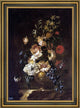 Francisco Perez Sierra Vase of Flowers Framed Premium Canvas Print, 16"x24"