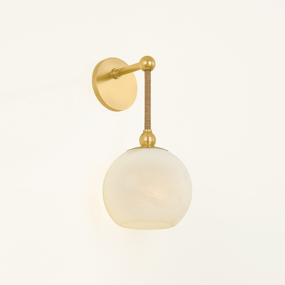 Mandy Cheng x Mitzi Abbie Wall Sconce Aged Brass