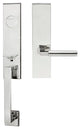 Aurora Lever, Mortise Dummy Handleset, Left Hand, Polished Stainless Steel