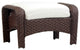 Martinique Ottoman, Husk Texture Birch