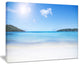 "Calm Beach of Azure Indian Ocean" Seascape Wall Art, 20"x12"