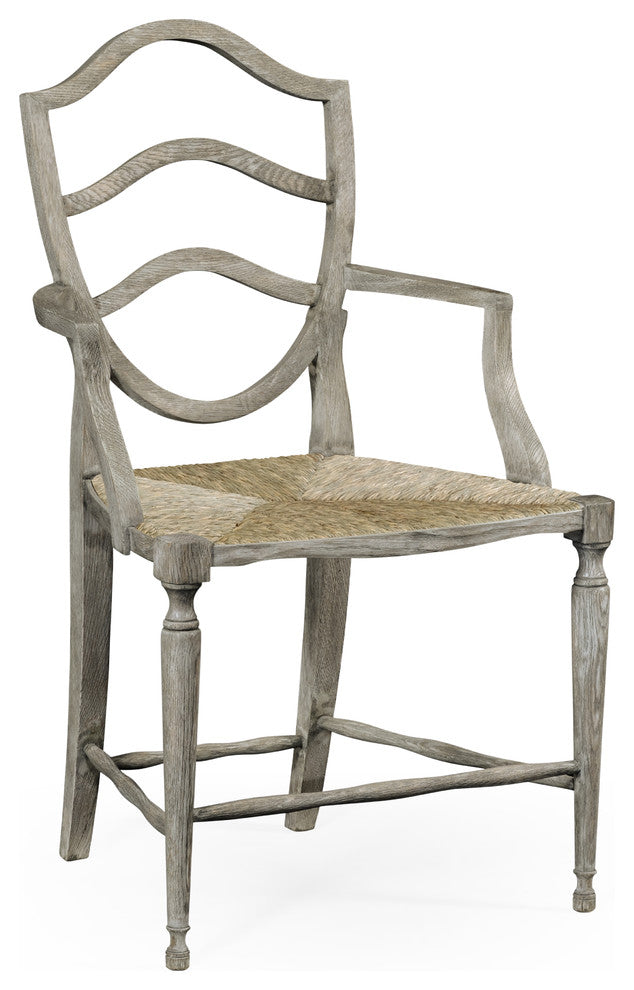 Bodiam Gray Oak Armchair