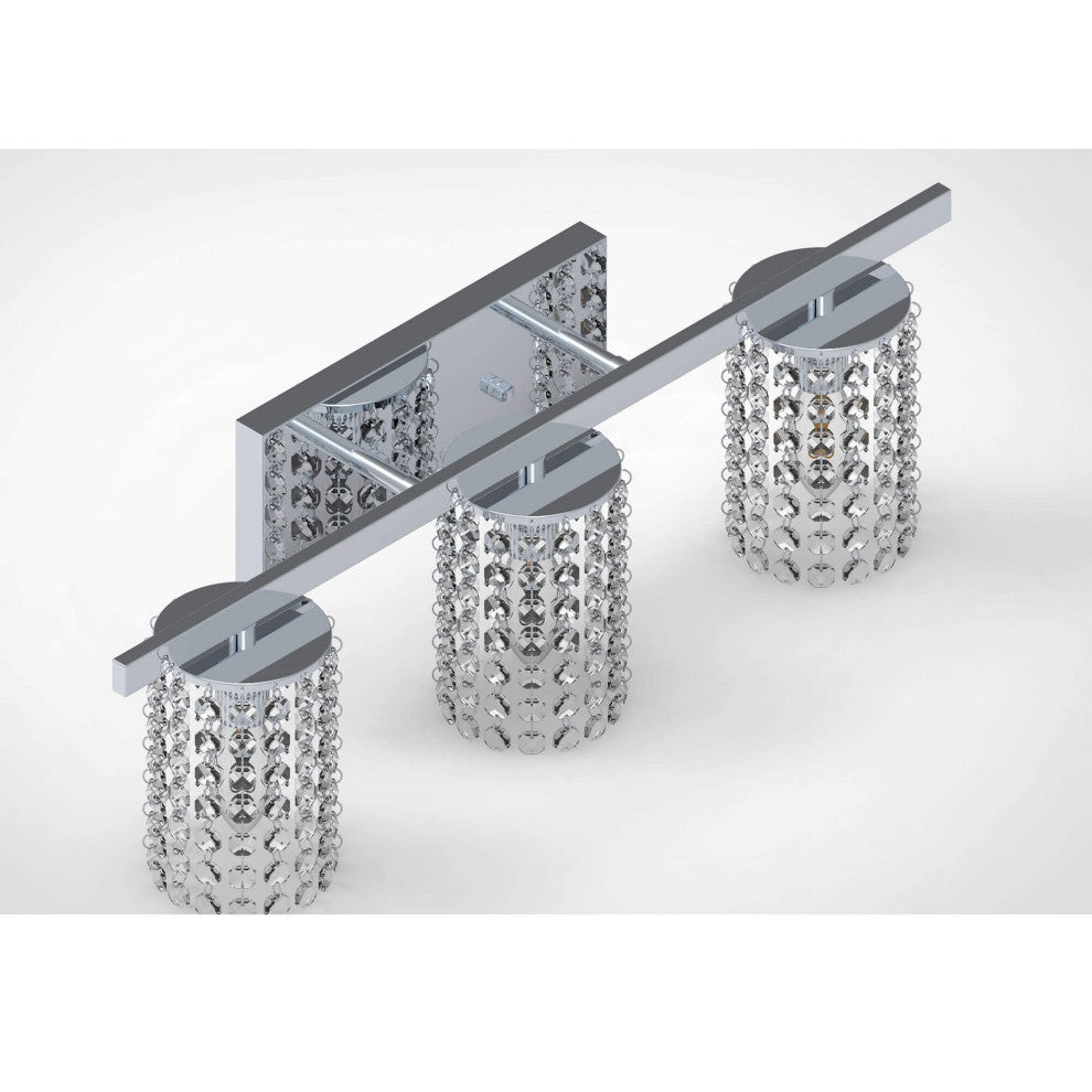 Camille 3-light Round Shade Wall Sconce