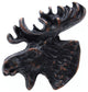 Moose Head Left Facing Cabinet Knob, Oil Rubbed Bronze