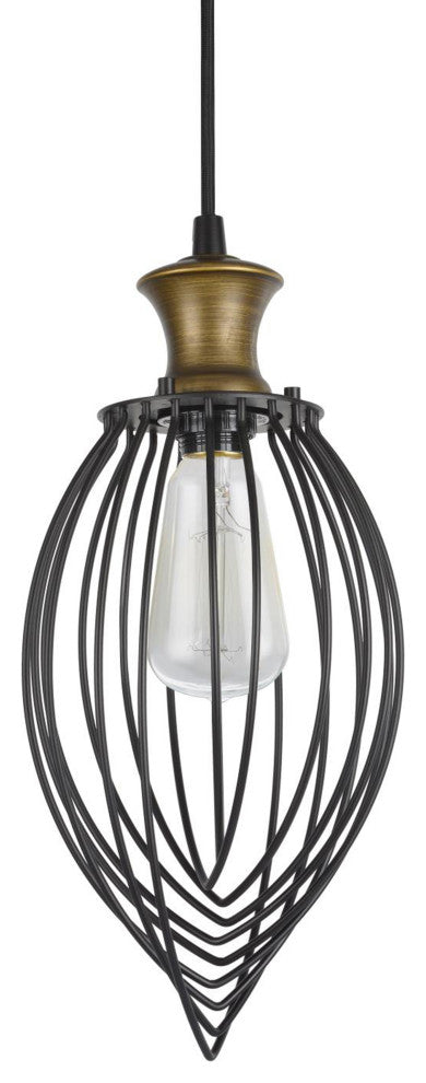 61049, 1-Light Hanging Mini Pendant Ceiling Light, 7" Wide, Oil Rubbed Bronze